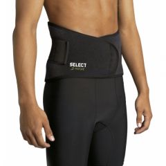 Пояс SELECT 6411 Back Support with splints (010) чорний, Колір: чорний, Розмір виробника: М