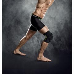 Наколінник компресійний SELECT 6250 Compression knee support - unisex (228) чорно/зелений, Розмір виробника: М