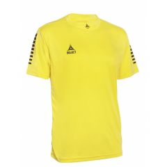 Футболка SELECT Pisa player shirt s/s (029) желто/черный, Цвет: желтый, Размер производителя: 3XS
