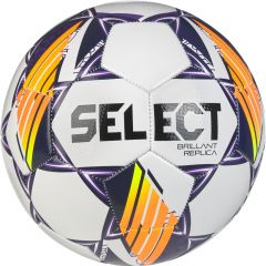 М'яч футбольний (дитячий) SELECT Brillant Replica v24 (096) біло/фіолетовий, Колір: фіолетовий, Розмір: розмір 5
