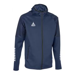 Спортивна куртка SELECT Monaco v24 zip hoodie (998) т.синій/білий, Колір: темно-синій, Розмір виробника: S