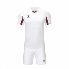 Комплект футбольної форми Kelme LEON біло-бордовий 7351ZB1129.9158, Колір: бордовий, Розмір виробника: L