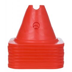 Набір маркувальних конусів SELECT Marking cone with holes (000) червоний, 15 см