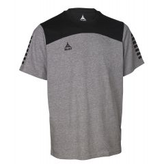 Футболка SELECT Oxford t-shirt (968) сіро/чорний, Колір: сірий, Розмір виробника: XL