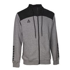 Толстовка SELECT Oxford zip hoodie (880) серо/чёрный, Цвет: серый, Размер производителя: S