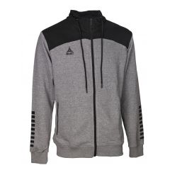 Толстовка SELECT Oxford zip hoodie (880) сіро/чорний, Колір: сірий, Розмір виробника: 5XS