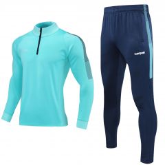 Спортивний костюм Europaw Limber Up 2101 Short zipper бірюзово-темно-синій, Колір: бірюзовий, Розмір виробника: S