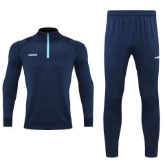 Спортивний костюм Europaw Limber Up 2101 Short zipper темно-синьо-блакитний, Колір: темно-синій, Розмір виробника: М