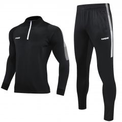 Спортивний костюм Europaw Limber Up 2101 Short zipper чорно-білий, Колір: чорний, Розмір виробника: XS