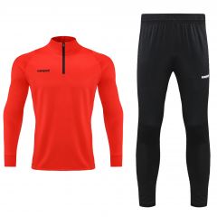 Спортивний костюм Europaw Limber Up 2101 Short zipper чорно-червоний, Колір: червоний, Розмір виробника: М