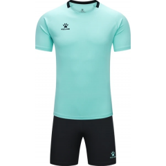 Комплект футбольної форми Kelme LUGO бірюзово-чорний 8451ZB1245.9405, Колір: бірюзовий, Розмір виробника: XS