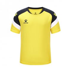 Футболка дитяча Kelme BRAVO жовто-чорна 7351TX3093.9712, Колір: жовтий, Розмір виробника: 120