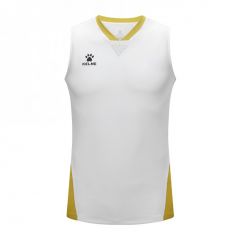 Майка Kelme біло-золота 8451BX1024.9100, Колір: білий, Розмір виробника: L
