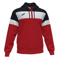 Олимпийка с капюшоном Joma CREW красно-черная 101537.601, Цвет: красный, Размер производителя: L