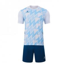 Комплект футбольної форми Kelme OVIEDO біло-блакитно-темно-синій 8351ZB1084.9100, Колір: білий, Розмір виробника: М