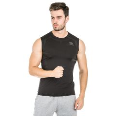 Безрукавка компрессионная Europaw sl top черная, Цвет: черный, Размер производителя: S