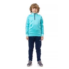 Спортивний костюм для дітей Europaw Limber Up Kid 2101 Short zipper бірюзово-темно-синій, Колір: бірюзовий, Розмір виробника: 4XS