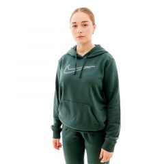 Кофта Nike NS PE CLB FLC SHINE OS PO FB8763-328, Колір: темно-зелений, Розмір виробника: L