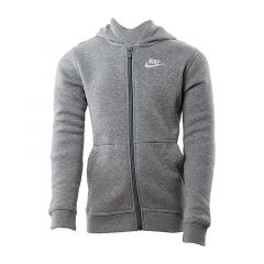 Кофта Nike B NSW HOODIE FZ CLUB BV3699-091, Колір: сірий, Розмір виробника: 128-137