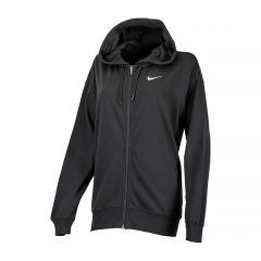 Кофта Nike W NSW JRSY OS FZ HOODIE DM6415-010, Колір: чорний, Розмір виробника: L