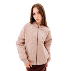 Куртка Nike W NSW VRSTY BMBR JKT DV7876-272, Колір: бежевий, Розмір виробника: М