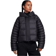 Куртка Nike W NSW ESSNTL PRIMA PUFFER FB8729-010, Цвет: черный, Размер производителя: М