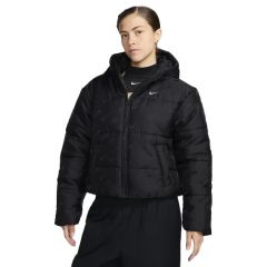 Куртка Nike W NSW TF SNFL NK CLSC PFR AOP FV7941-010, Колір: чорний, Розмір виробника: S