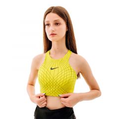 Топ Nike W NK DF SWSH HN BRA DV9994-308, Колір: салатовий, Розмір виробника: L