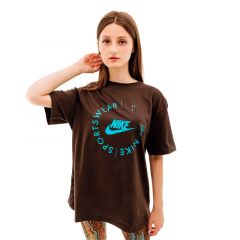 Футболка Nike W NSW TEE BF PRNT SU FD4235-220, Цвет: коричневый, Размер производителя: XS