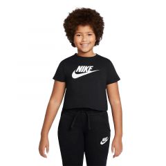 Футболка Nike G NSW TEE CROP FUTURA DA6925-012, Колір: чорний, Розмір виробника: 128-137