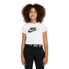 Футболка Nike G NSW TEE CROP FUTURA DA6925-102, Колір: білий, Розмір виробника: 146-156