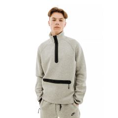 Реглан Nike M NK TCH FLC HZ TOP FB7998-063, Колір: сірий, Розмір виробника: L