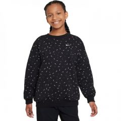 Толстовка Nike G NS CLUB FLC OVRSZD CR LOGO FD2943-010, Цвет: черный, Размер производителя: 156-166