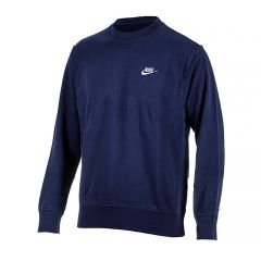Толстовка Nike M NSW CLUB CRW FT BV2666-410, Колір: темно-синій, Розмір виробника: М