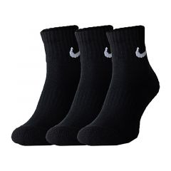 Шкарпетки Nike U NK EVERYDAY CSH ANKL 3PR 132 SX7667-010, Колір: чорний, Розмір: 42-46