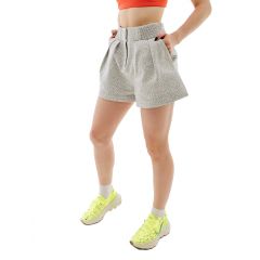 Шорти Nike W NSW TP HR SHRT NKFWD DX6517-084, Колір: світло-сірий, Розмір виробника: L