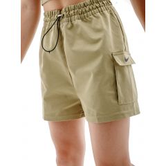 Шорти Nike W NSW SWSH SHORT WVN SU FJ4887-276, Колір: бежевий, Розмір виробника: L