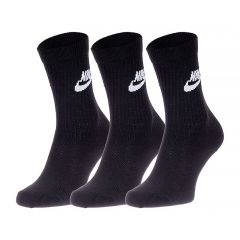 Носки Nike U NK NSW EVERYDAY ESSENTIAL CR DX5025-010, Цвет: черный, Размер: 34-38