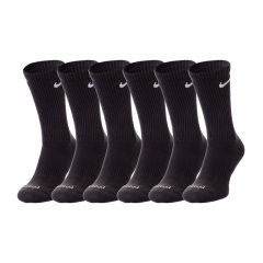 Носки Nike U NK ED PLS CSH CRW 6PR - 132 SX6897-010, Цвет: черный, Размер: 38-42