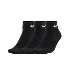 Шкарпетки Nike U CUSH QTR 3PR-VALUE 108 SX4926-001, Колір: чорний, Розмір: 38-42