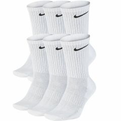 Носки Nike U EVERYDAY CUSH CRW 6PR 132 SX7666-100, Цвет: белый, Размер: 46-50
