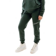 Штани Nike NS CLUB FLC SHINE MR PANT FB8760-328, Колір: темно-зелений, Розмір виробника: S