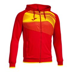 Олимпийка (мастерка) Joma SUPERNOVA II красно-желтая 101605.609, Цвет: оранжевый, Размер производителя: 2XL