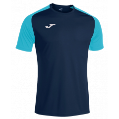 Футболка Joma ACADEMY IV темно-сине-бирюзовая 101968.342, Цвет: бирюзовый, Размер производителя: XS