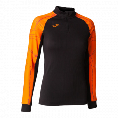 Реглан для бігу жіночий Joma ELITE IX чорно-помаранчевий 901649.108, Колір: помаранчевий, Розмір виробника: М