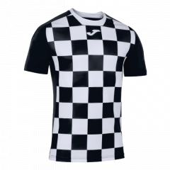 Футболка Joma FLAG II чорно-біла 101465.102, Колір: чорний, Розмір виробника: М