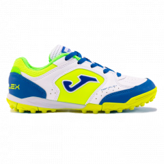 Сороконіжки (шиповки) дитячі Joma TOP FLEX JR біло-жовто-сині TPJW2402TF, Колір: білий, Розмір виробника: 37