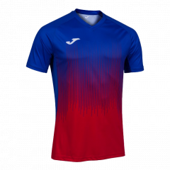 Футболка Joma TIGER IV сине-красная 102764.607, Цвет: синий, Размер производителя: 2XS