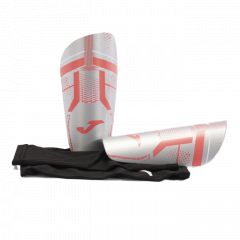 Щитки футбольні Joma J-PRO срібно-коралові 401490.268, Колір: сірий, Розмір виробника: М