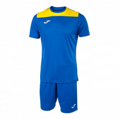 Комплект футбольної форми Joma PHOENIX II синьо-жовтий 103124.709, Колір: синій, Розмір виробника: S